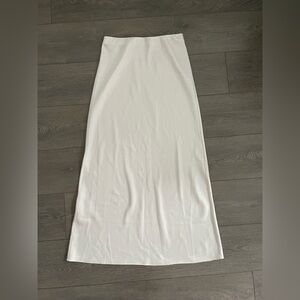 Elegant White Maxi Skirt wedding bride reception party small S